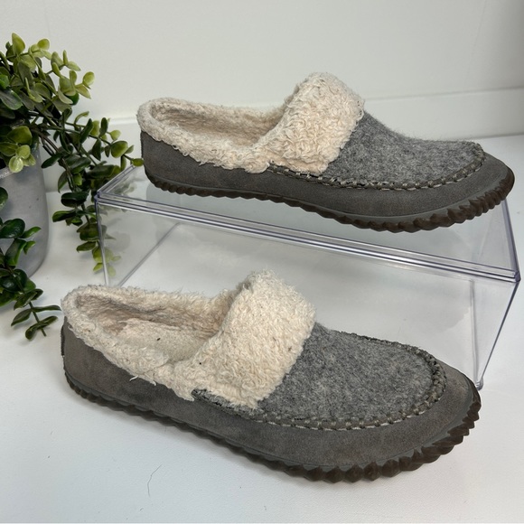 Sorel Out 'N About Slide Gray House Slipper - Women's Size 9 - Picture 2 of 12